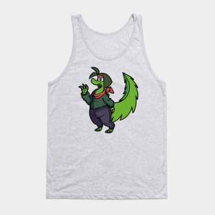 Evergreen is waving and wishing you a greetings for the cold winter freezing time Tank Top